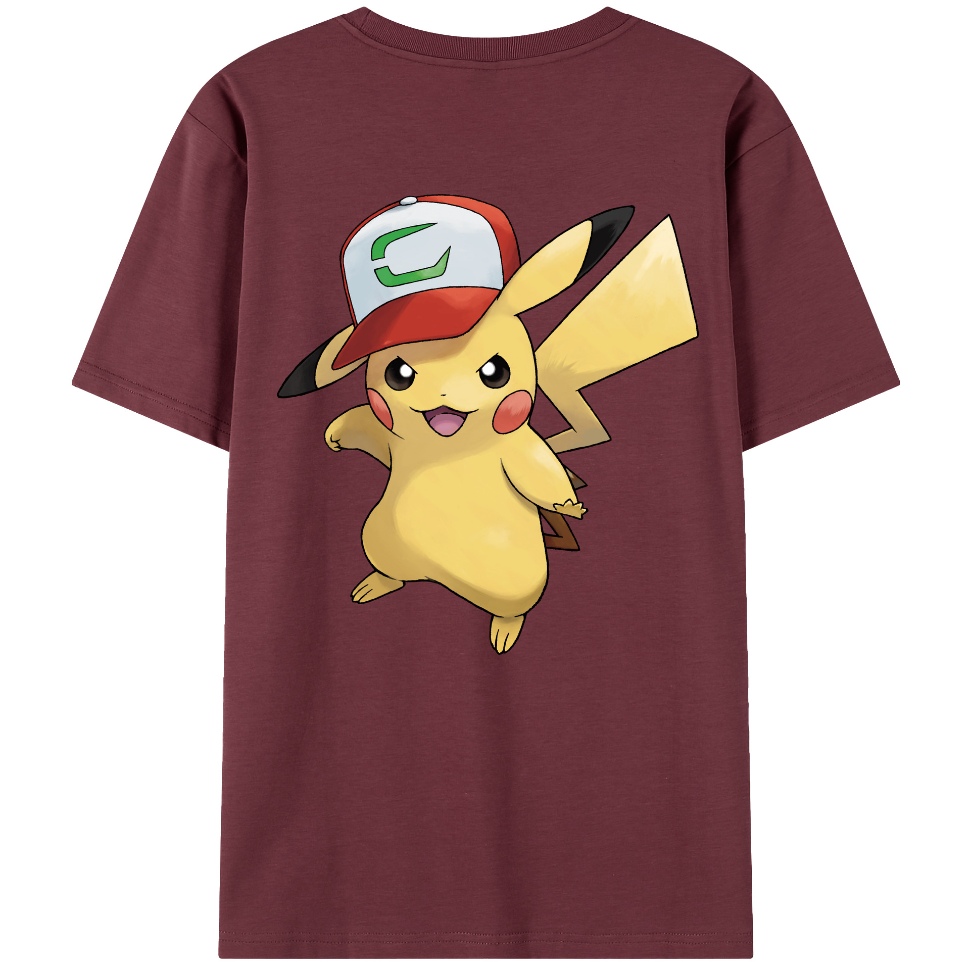 （画像用） ポケットモンスター Pokémon 綿100％半袖Tシャツ（背面プリント）